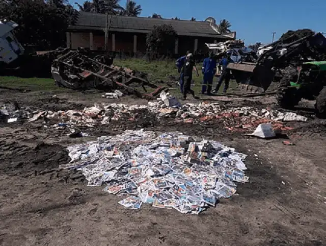 INAE destrói produtos avaliados em mais de duzentos mil meticais na Beira