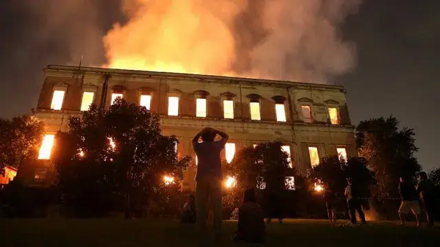 Incêndio destrói Museu Nacional no Rio de Janeiro