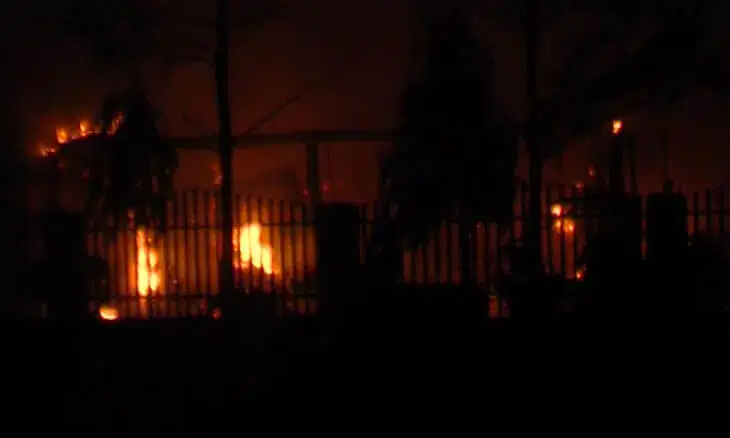 Restaurante H2K pega fogo em Nampula