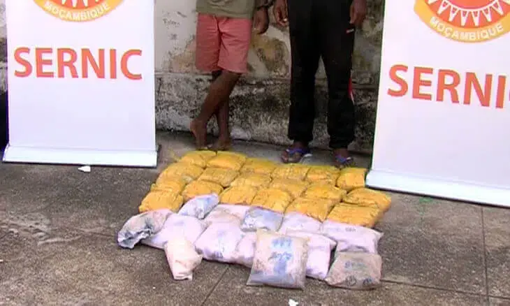 Autoridades apreendem 32 pacotes de heroína em Nampula