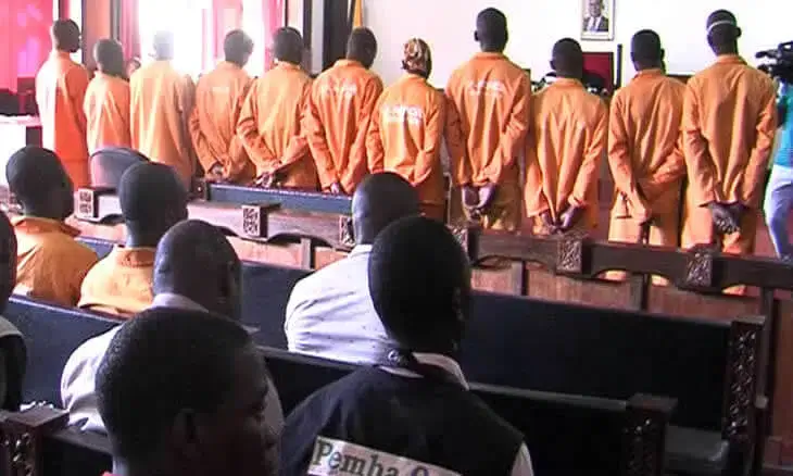 Nove insurgentes condenados a penas de prisão maior em Cabo Delgado