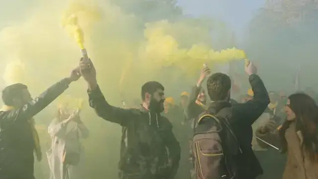 Manifestação contra governo da Geórgia junta 20 mil pessoas