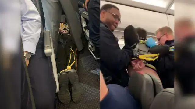 Homem tenta abrir porta de avião em pleno voo e é amarrado