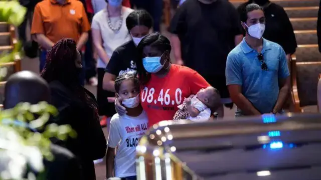 O último adeus a George Floyd
