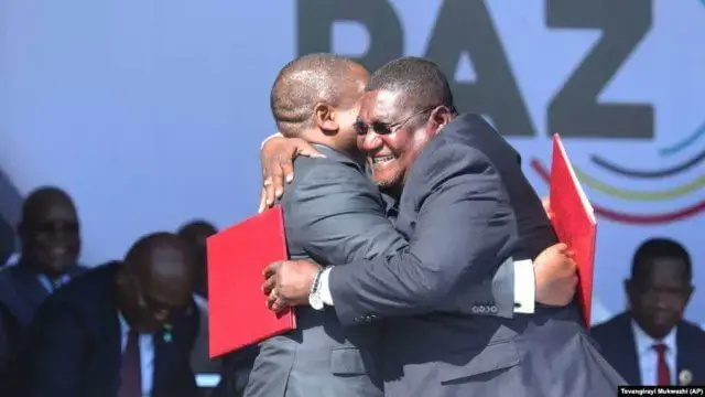 Nyusi felicita a Renamo por manter o compromisso com a paz em Moçambique