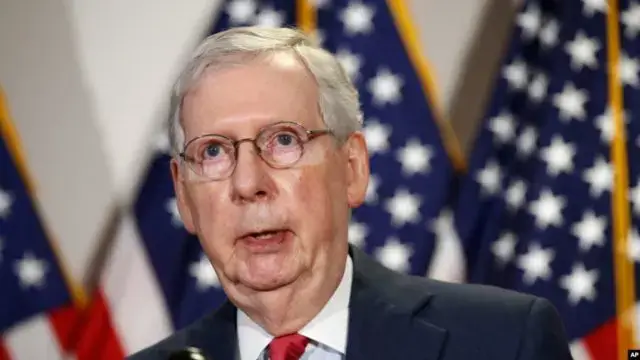 Líder republicano no Senado reconhece vitória de Joe Biden