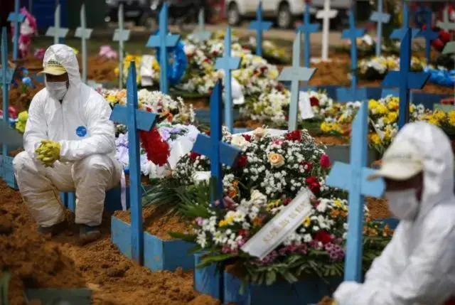 Covid-19- Brasil com novo recorde diário ao ultrapassar 2800 óbitos