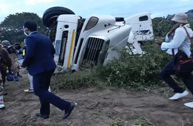 Acidente de viação interrompe circulação na EN1 em Gaza