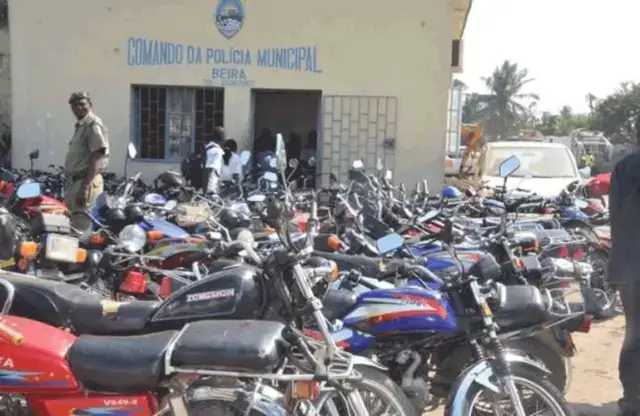 Beira, Polícia municipal apreende 97 motorizadas e 3 bicicletas por irregularidades diversas
