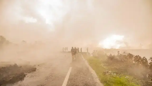 RDCongo, Gases perigosos e atividade do vulcão Nyiragongo obrigam à evacuação massiva