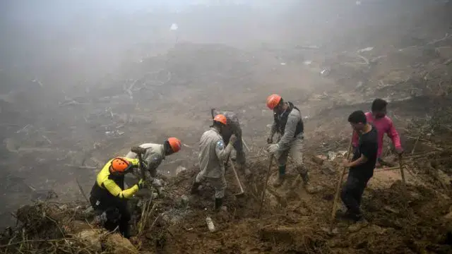 Subiu para 186 o número de mortos na cidade brasileira