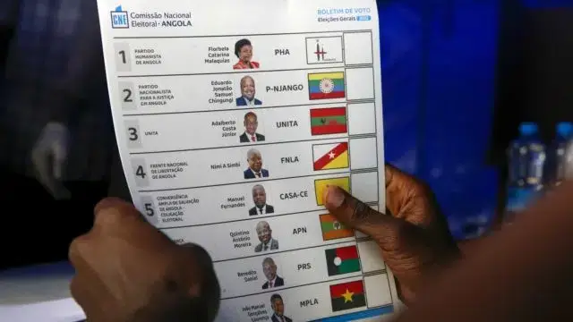 Angola Primeiros resultados provisórios dão vitória ao MPLA com 60,65%