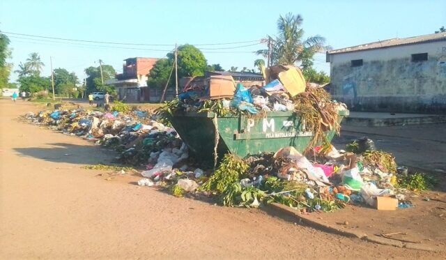 Deficiente recolha de lixo por motivos contratuais