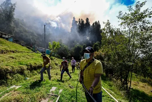 Colômbia pede ajuda internacional para combater incêndios florestais que devastam o país