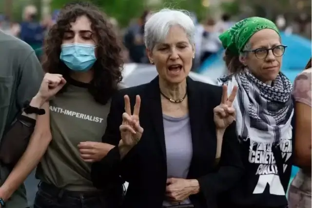 Candidata presidencial dos EUA, Jill Stein, detida em manifestação pró-palestina
