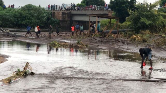 Circulação interrompida na estrada Madamba-Rio Chire devido à subida do caudal dos Rios