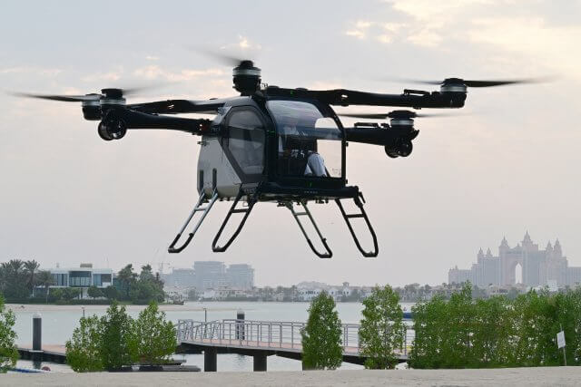 Aridge inicia produção-piloto de carros voadores em Guangzhou