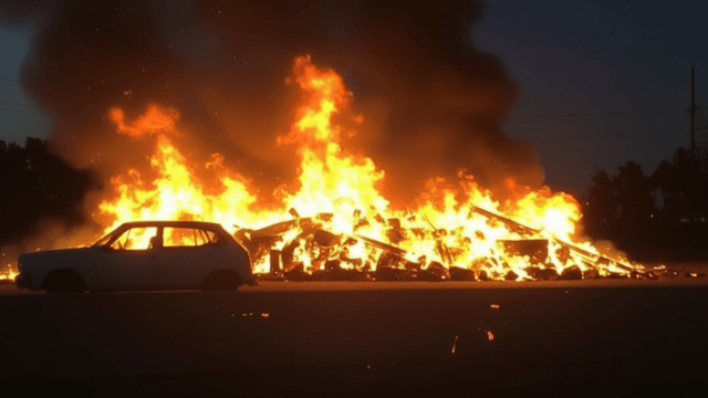 Incêndio causado por gasolina resulta na morte de três familiares em Manica
