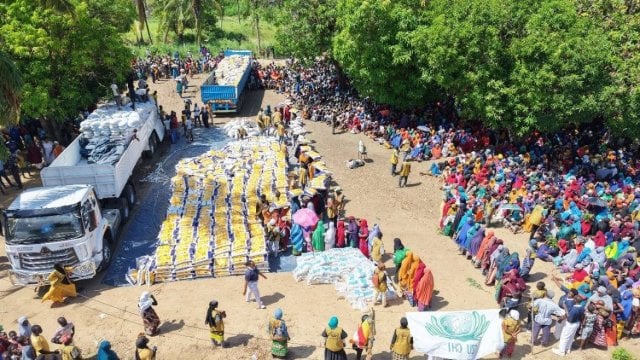 Assistência a famílias em Memba: mais de 6 mil recebem