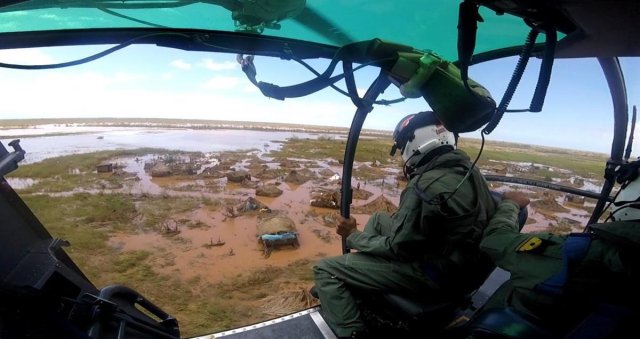 Visita presidencial às zonas afetadas por cheias em Gaza e