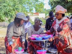 Gueta Chapo leva solidariedade às famílias afectadas pelas cheias em Marracuene