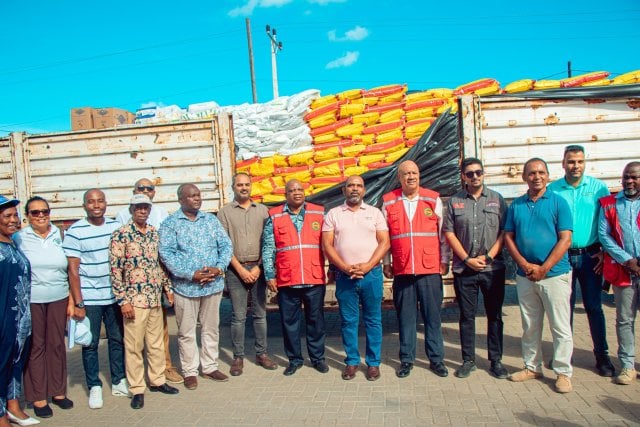 Empresários de Sofala doam mais de 60 toneladas de alimentos